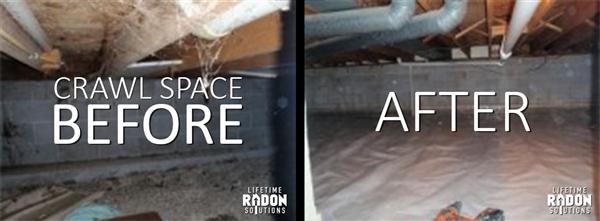 crawl space radon system 
